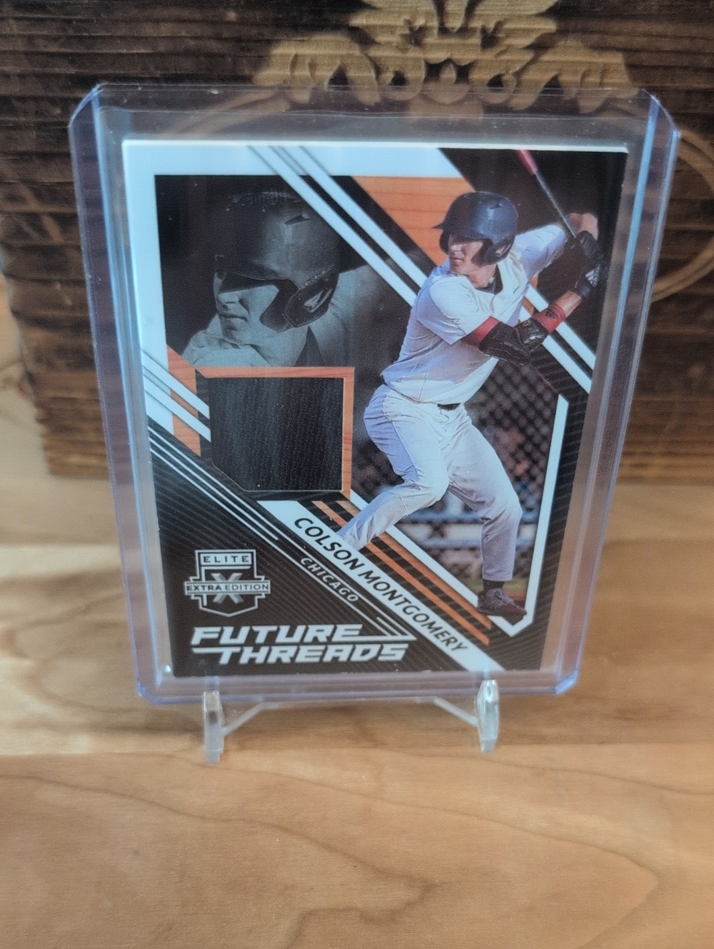 2021 Panini Elite Colson Montgomery Player/Game Worn Jersey Relic Rookie Card